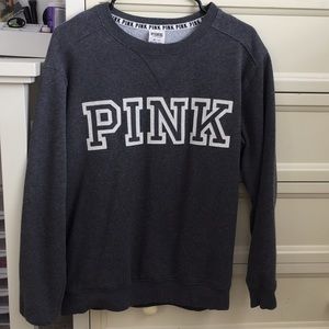 Charcoal crew neck from the store “Pink”